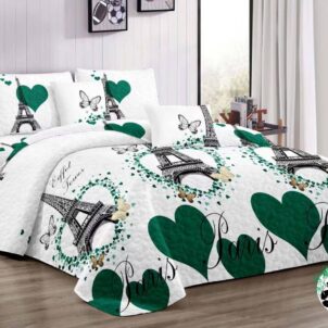 5 Piece Quilt Set (Queen-King) (Design 24)