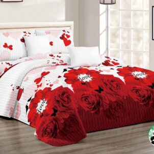 5 Piece Quilt Set (Queen-King) (Design 8)