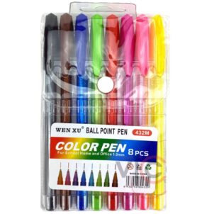 8 Piece Ballpoint Pens