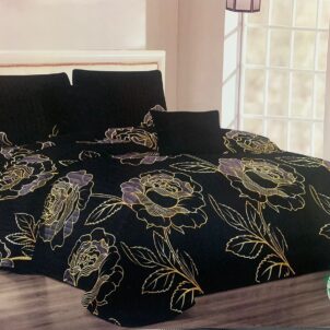 5 Piece Quilt Set (Queen-King) (Design 7)