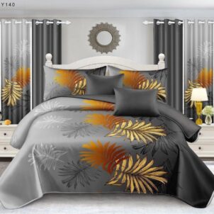 7 Piece Quilt Set (Queen-King) (Design 21)