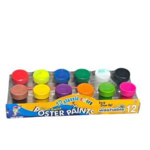 12 Piece Poster Paint Set