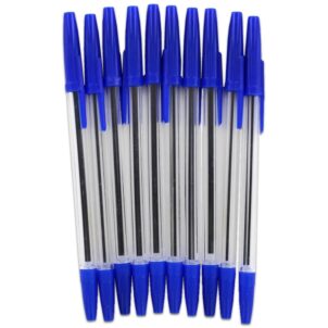 10 Piece Ballpoint Pen Blue