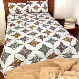 Elevate your bedroom with the perfect blend of comfort and style. This luxury microfiber comforter is designed with ultra-soft, breathable microfiber that feels light yet cozy — ideal for year-round use. The premium down-alternative fill adds plush warmth without the bulk, ensuring a restful sleep every night. Available in a stunning variety of prints and colours—from modern geometric patterns and elegant florals to classic solids and trending tones—there’s a design to match every decor style. The fade-resistant fabric ensures your comforter stays vibrant wash after wash.