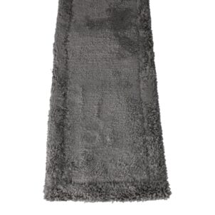 Replacement grey microfiber pad for mop. Helps to wash floors effortlessly. Easy removable, reusable and machine washable pad.