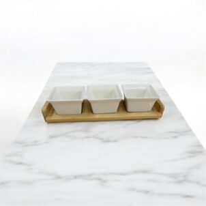 This elegant and durable. Perfect for dinner parties or picnics.Ideal for serving a variety of snacks, appetizers, dips, candy, sauces, or desserts.