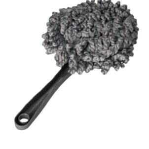 Suitable for removing all kinds of dirt and dust on objects. Machine washable.  The head can be replaced. Colour: Grey Material: Macrofibre & Plastic Size: 30.5 x 9 x 3.2