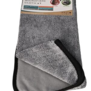 Microfiber cleaning cloth designed for wiping and shining surfaces, a high-quality household product ideal for streak-free and efficient cleaning