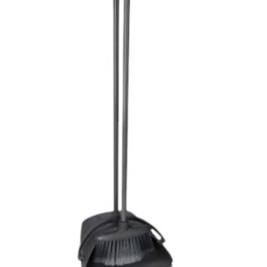 Soft silicone dustpan and broom set with comfortable grip, featuring soft bristles for sweeping small messes like rubble, dust, dirt, and waste; light, sturdy, and easy to use. Colour: Grey Material: Rubber & Stainless Steel & Plastic Dimensions: 1 x Dustpan 26cmx10.5cmx92.5cm 1 x Broom 19cmx3cmx89cm