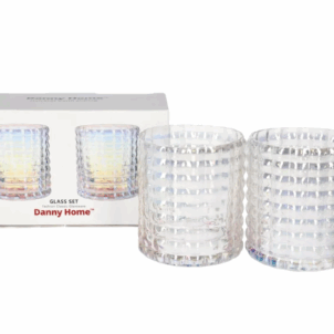 Our elegant colourful, square design patterned Whisky glasses complements and looks gorgeous on any table setting.