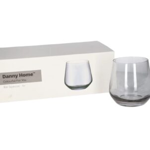 Set of 6 classic tumbler glasses with a gorgeous design, perfect for serving juice, water, or other beverages in style.