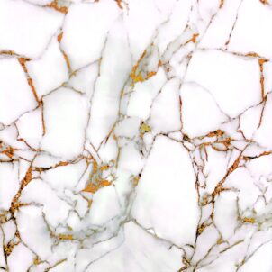 White wallpaper featuring a soft marble effect with silver grey and gold veining, offering a subtle and elegant finish.
