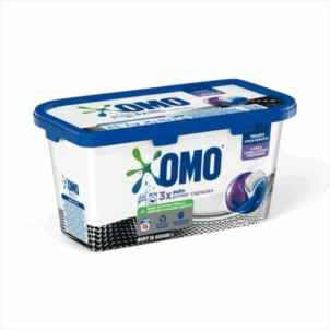 Washing machine capsules designed for tough stain removal and lasting freshness.