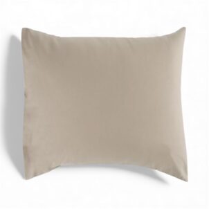 Set of two continental-size pillowcases made from a soft polycotton blend, designed for easy care with minimal ironing required.