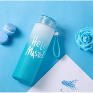 Hello Master branded water bottle designed for sports and active use.