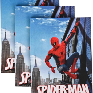 Fun book covers available in assorted designs, ranging from fashion-inspired bags and accessories to Spiderman themes and sports sneaker styles; design availability may vary.