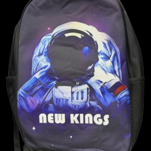 New Kings Strike school bag with multiple compartments, designed for school use and back-to-school organization.