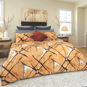 Luxury limited-edition embellished duvet cover set featuring a smooth, silky texture.