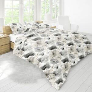 Add a touch of style and comfort to your bedroom with this king-size comforter set. Designed for a luxuriously soft feel, it provides cozy warmth while remaining lightweight and breathable for year-round use. Featuring vibrant colours and eye-catching patterns, this set instantly brightens your space and adds a modern, stylish flair. The high-quality fabric ensures durability and long-lasting softness, making it perfect for everyday use.