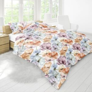 Add a touch of style and comfort to your bedroom with this king-size comforter set. Designed for a luxuriously soft feel, it provides cozy warmth while remaining lightweight and breathable for year-round use. Featuring vibrant colours and eye-catching patterns, this set instantly brightens your space and adds a modern, stylish flair. The high-quality fabric ensures durability and long-lasting softness, making it perfect for everyday use.